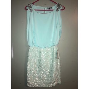 NWT Mint blue semi formal dress